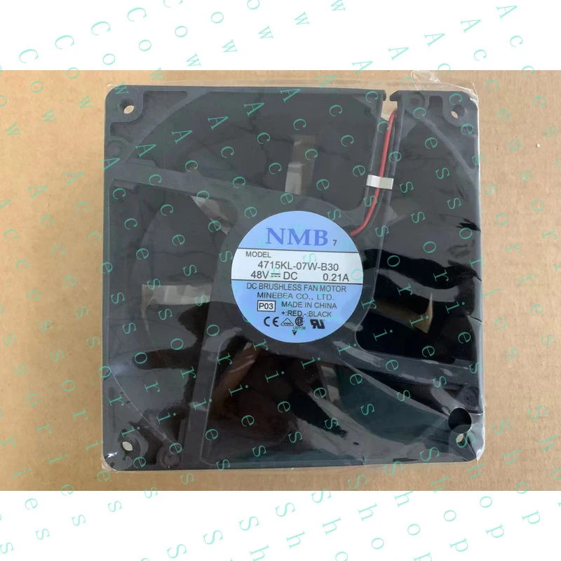 

PP+ 1PC fan 120*120*38mm 48V 0.21A 12CM 2pin Case Cooling Fan 4715KL-07W-B30