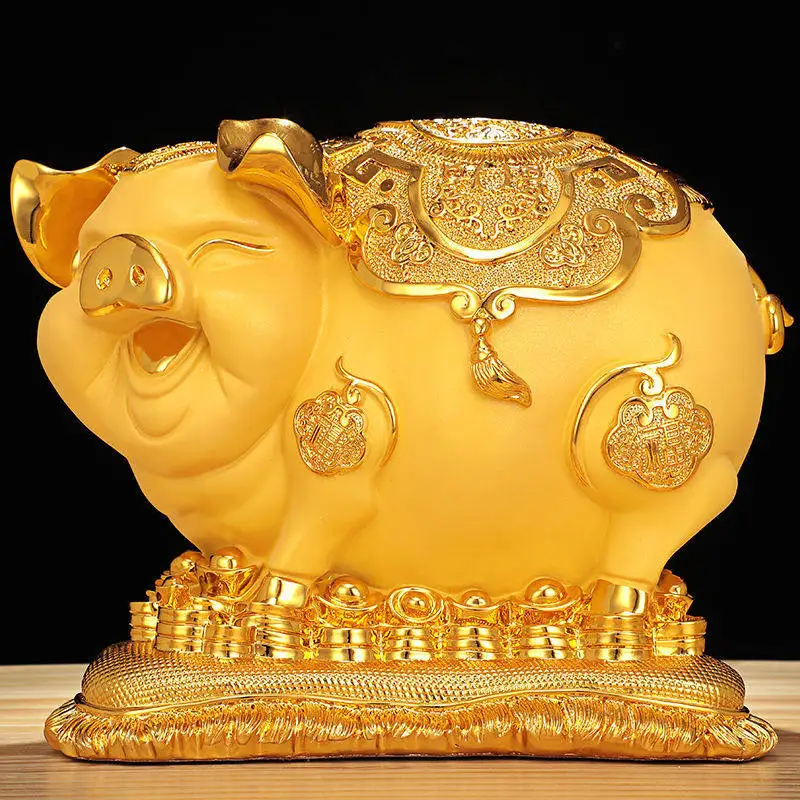 

Cute Pig Money Boxes Vintage Simple European Salon Fashion Luxury Modern Design Kawaii Piggy Bank Unique Spaarpot Home Decor