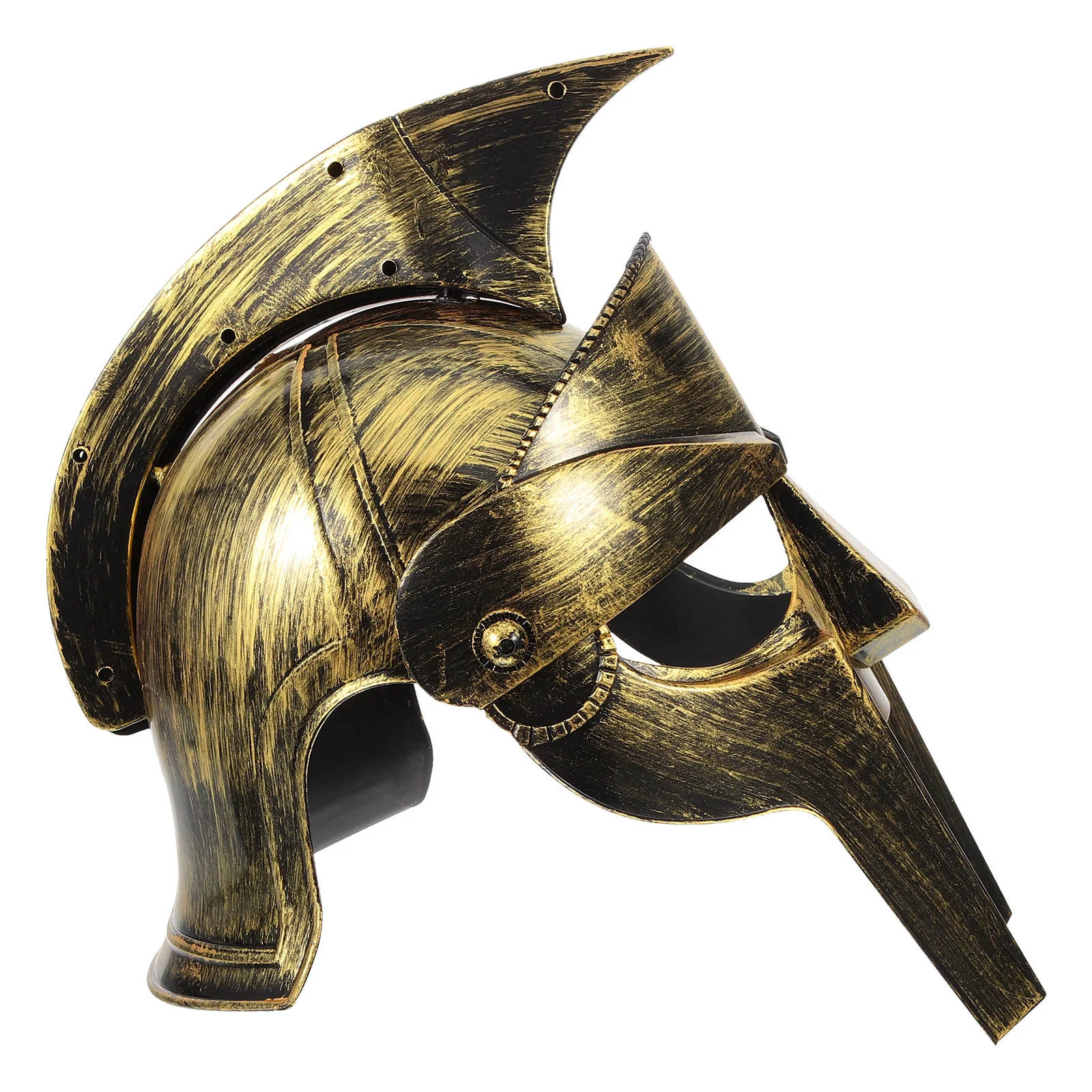 

Ancient Roman Fighter Helmet Costume Cosplay Party Headwear Medieval Style Helmet Greek Soldier Warrior Gladiator Hats