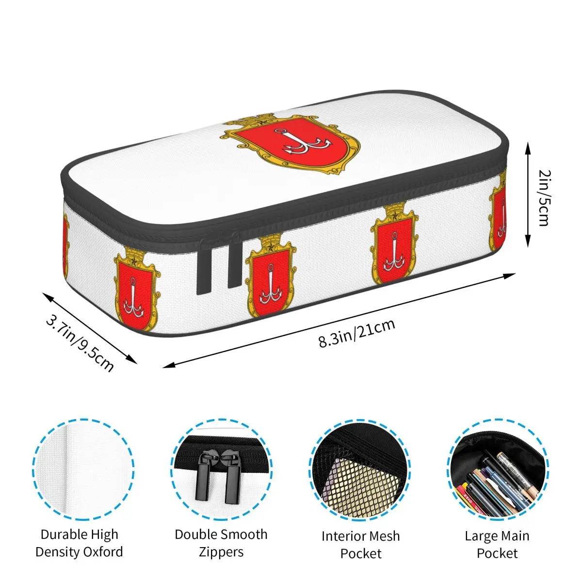 معطف من أذرع أوديسا، مقلمة أوكرانيا للأطفال، صندوق أقلام، حقيبة أقلام رصاص، لوازم مكتبية، حقيبة حامل قلم