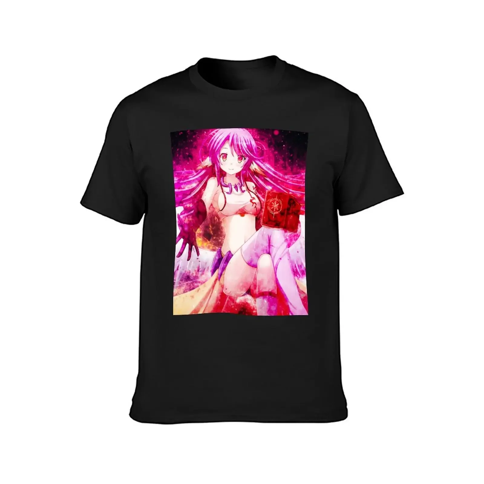 Jibril No Game No Life Hoz T-Shirt plus size clothes anime vintage anime shirt basketball graphic tees mens t shirt graphic