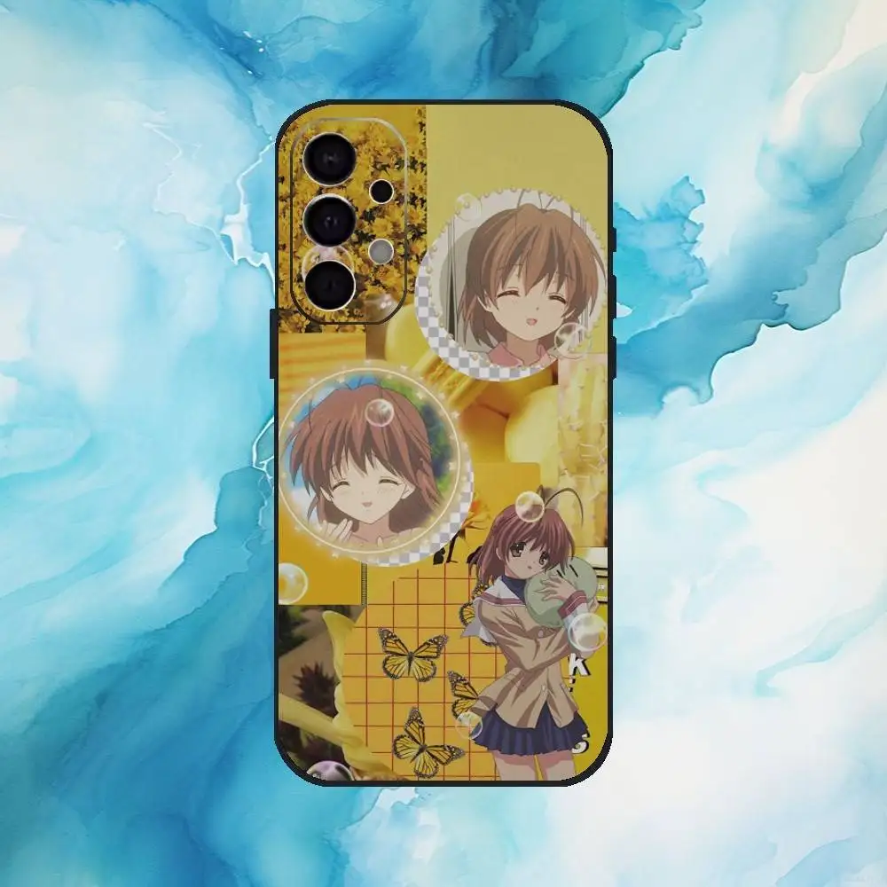 Чехол для телефона C-Clannad Anime для Samsung Galaxy A73, A72, A71, A70, A53, A52, A51, другие мягкие черные чехлы