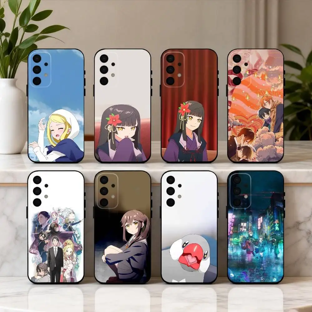 

S-Sasaki and P-Peeps phone Case For Samsung Galaxy A73,A72,A71,A70,A53,A52,A51,Others Soft Black Shell