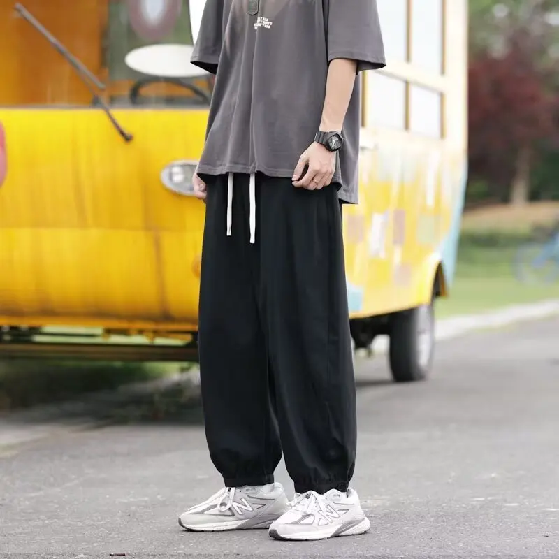 

Versatile trendy casual pants with a lazy and artistic temperament, Ins minimalist and fashionable new style