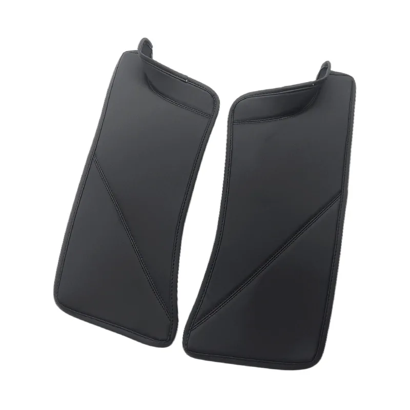 

Door Sill Anti Kick Leather Rear Door Protective Pad Cover Anti Kick Protector Stickers For Tesla Model Y 2020-2024