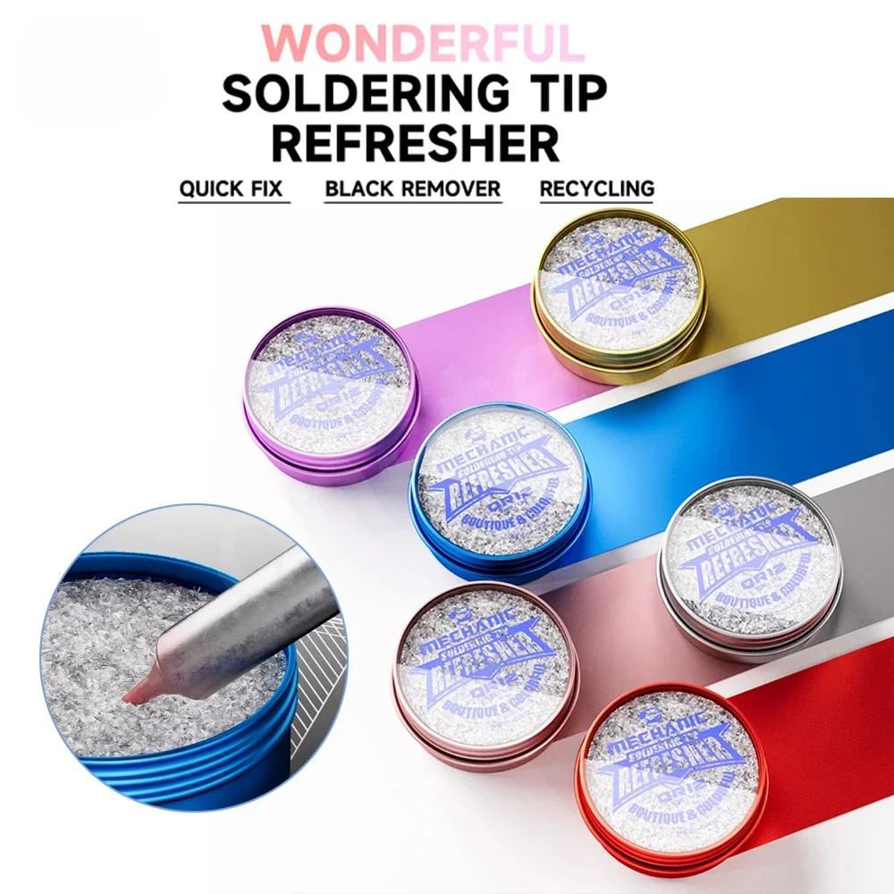 Mechanic QR12 Soldering Tip Refresher Non-stick Tin Solder Cream Clean Paste Oxide Solder Iron Tip Refresh Tip Tinner Activator