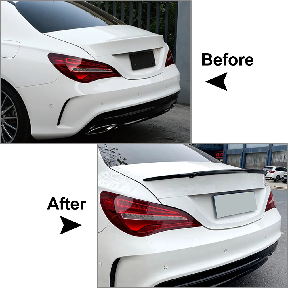 Car Rear Trunk Lip Spoiler For Mercedes Benz CLA Class W117 C117 CLA180 CLA220 CLA250 CLA260 CLA200 CLA45  Sedan 2013-2019