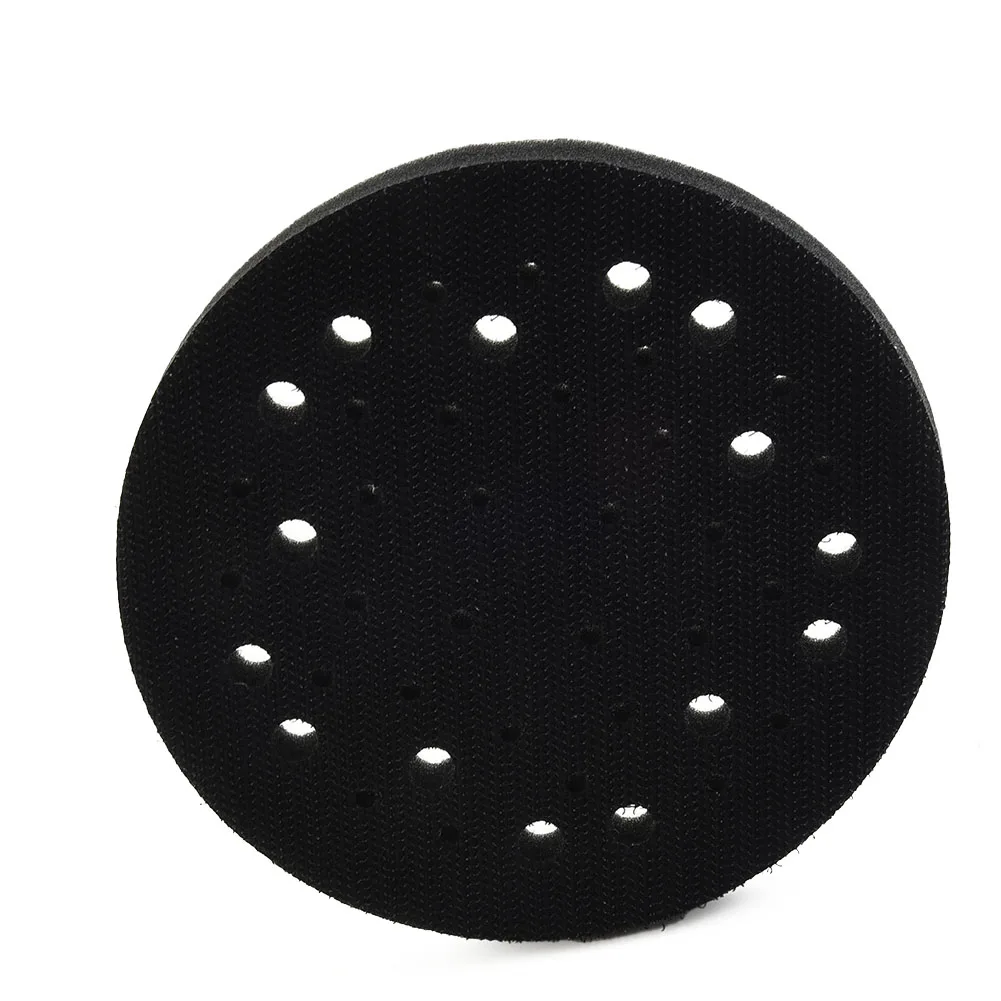 1pcs 5 Inch 125mm Soft Foam Interface Pad 44 Hole For Sander Polishing Grinding Clear Dust From Work Power Tool Parts