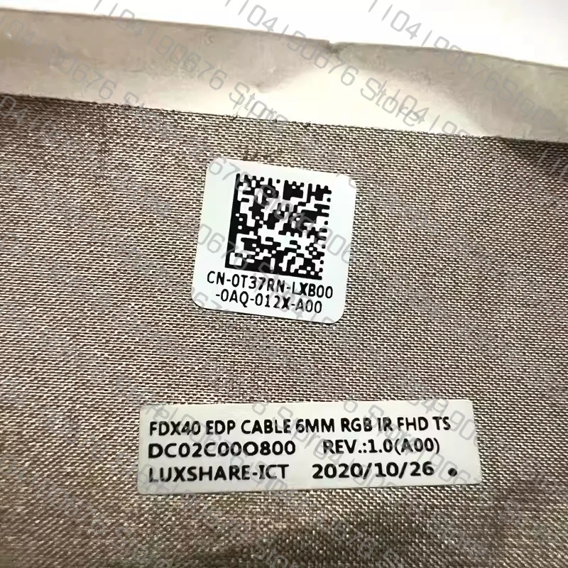 Original for DELL Latitude 7410 E7410 FDX40 EDP CABLE RGB IR FHD TOUCH 0T37RN