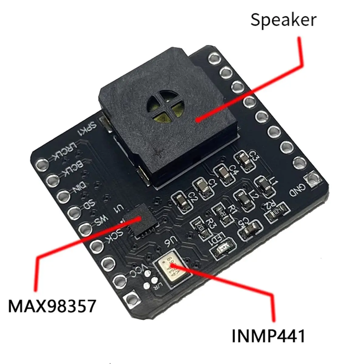 Digital Essentials MAX98357 INMP441 Audio Integration Module Compatible with - Development Board for AI Voice Chat