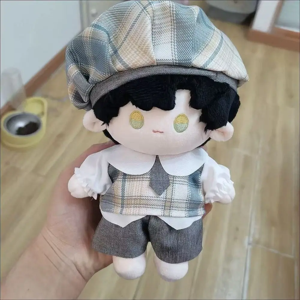 

Dress-up 20CM Doll Clothes Shirt Trousers Mini Clothes Cotton Doll Outfit Handmade Handsome Suit Plush Doll Clothe Idol Doll