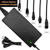Brand New Power Adapter AC 100-240V Black DC 42V 2A Electric Scooter Accessories US/ EU/ UK Plug For 24-36v Lithium Battery