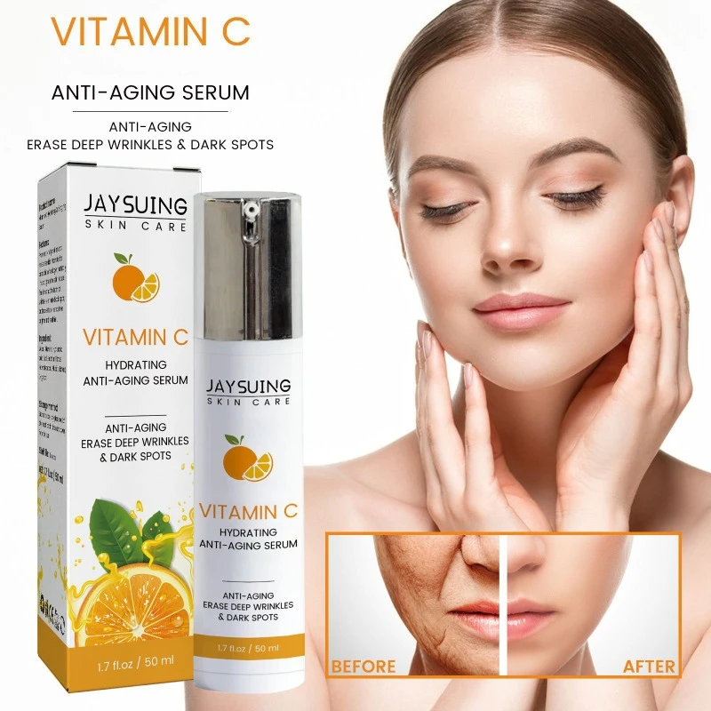 

Vitamin C moisturizing anti Aging essence Lifting Firming wrinkles remove spots fade fine lines whitening skin brighten Serum