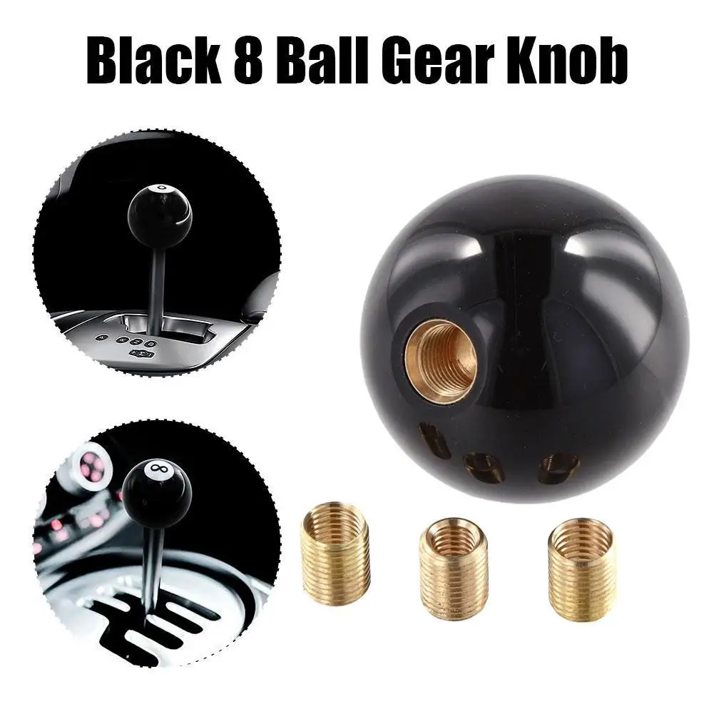 Black 8 Ball Gear Knob / Short Shifter Knob For Universal Car Acrylic BLACK 8 Ball For L2D2