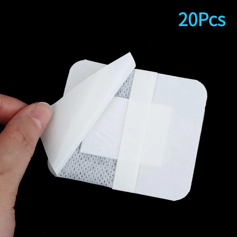 *Large Size Hypoallergenic Wound Care Bandages 20Pcs 6*7cm Non-woven Breathable for Daily Travel First Aid Kit