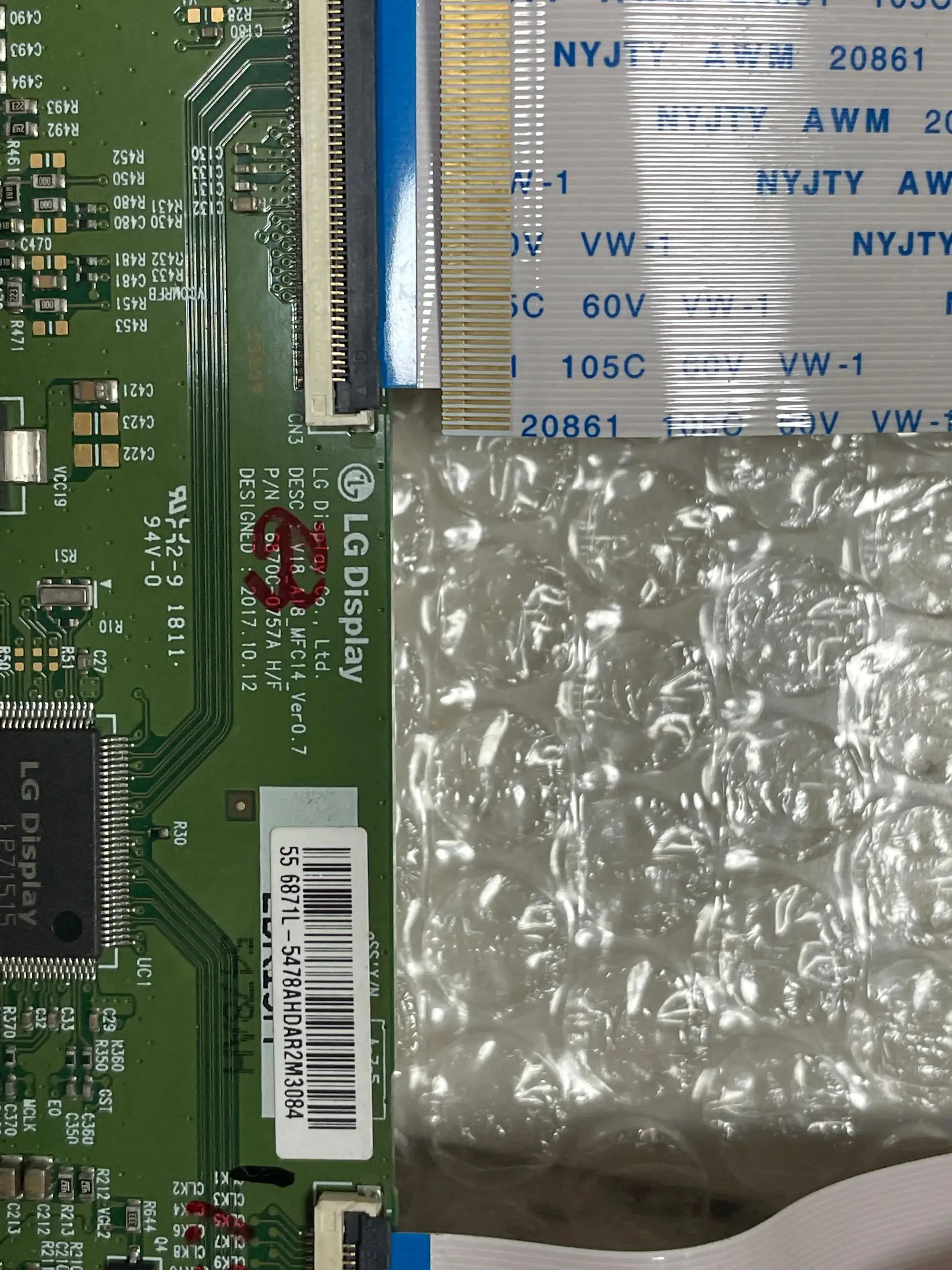 New original logic board 6870C-0757A V18