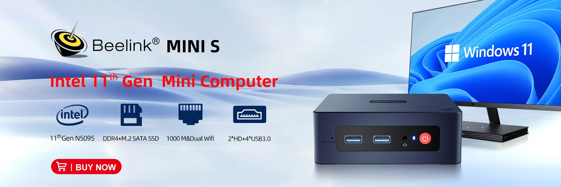 ミニPC Beelink SER5 5500U 16G 500GB Win11pro AliExpress