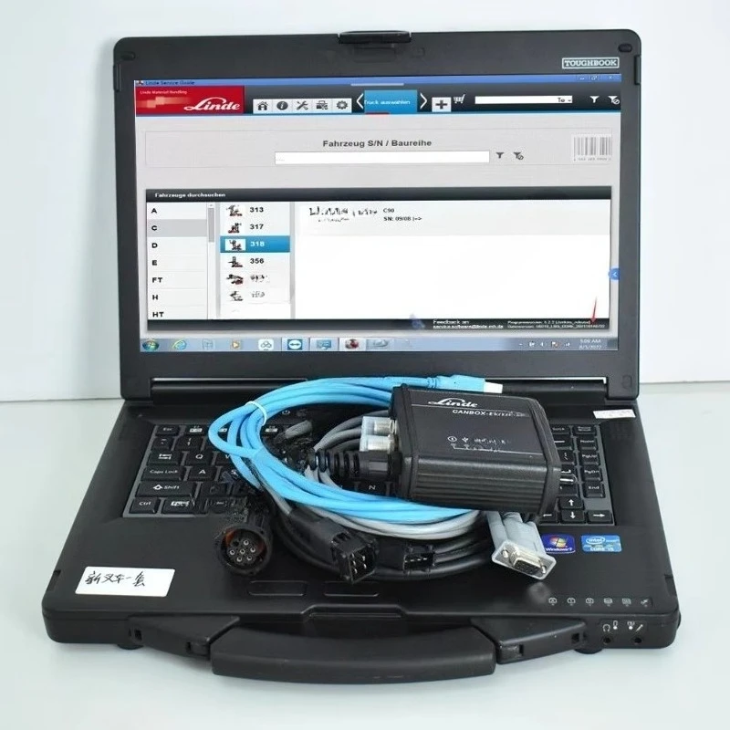 

CF53 Laptop for BT III Canbox Linde Doctor Pathfinder LSG Truck Specialist Lindo Software Linde Forklift Diagnostic Tool
