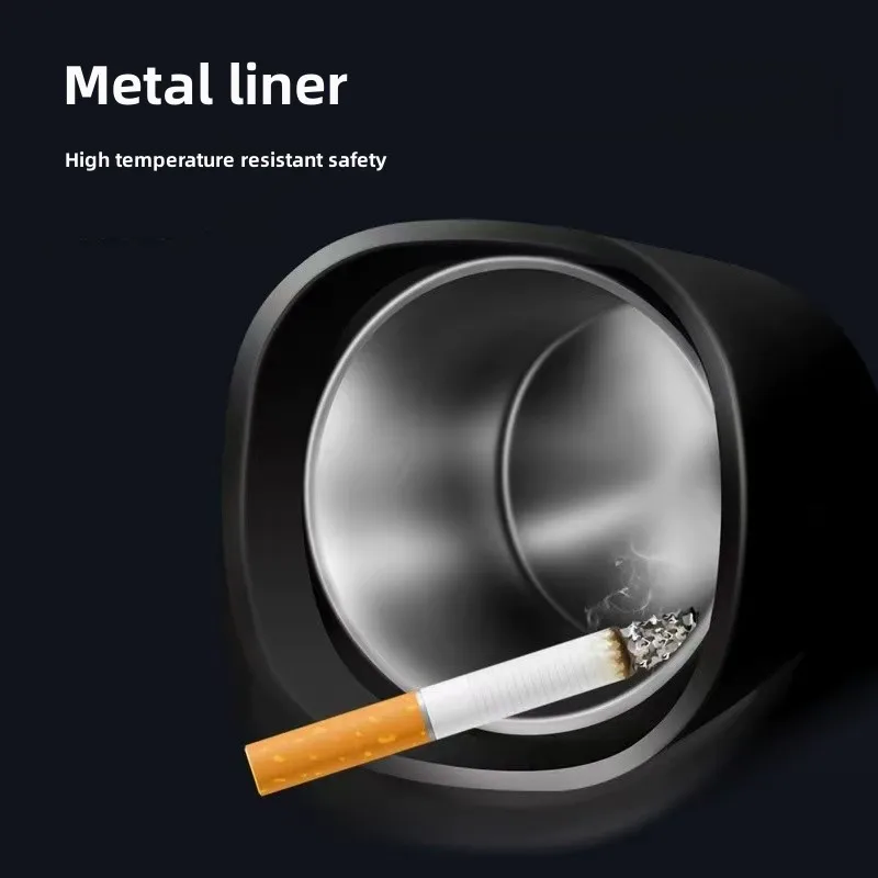 Car Ashtray Multi-functional LED Light Convenient Cigar Ashtray For Ford ST LINE Ford FOCUS 2 FOCUS 3 Mondeo Fiesta Kuga MK2 MK3