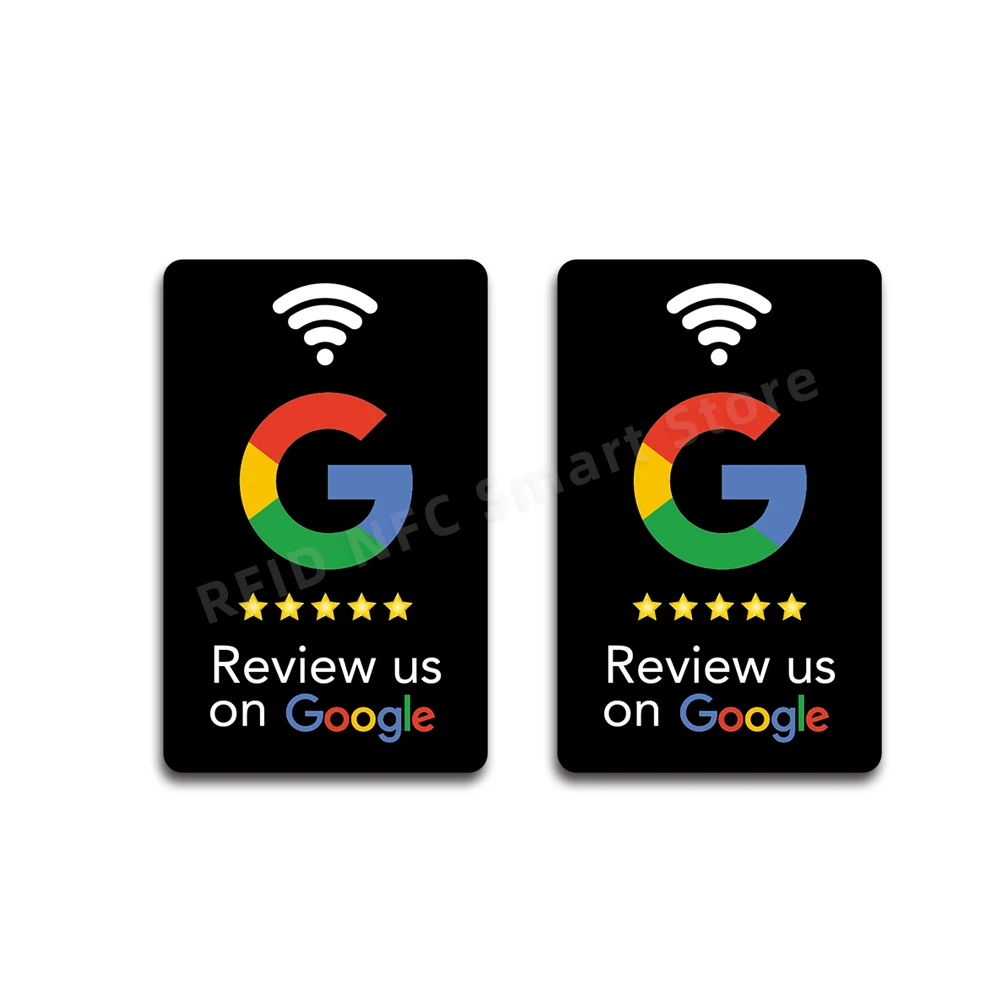 Google Reviews NFC Cards Boost Your Reviews PVC Material Durable