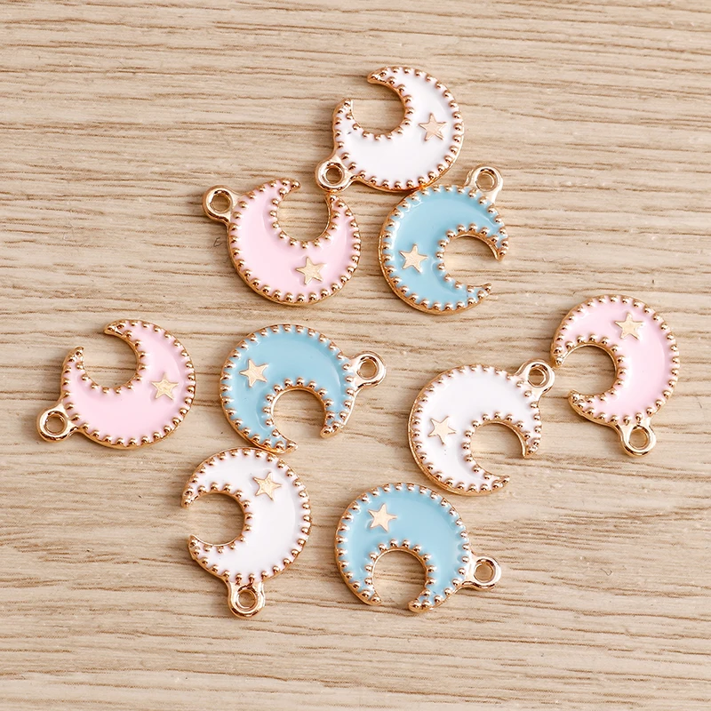 10 Stück 12x15mm Niedliche Bunte Emaille-Sonnenanhänger für Schmuckherstellung, Ohrringe, Anhänger, Halsketten, Armbänder, DIY-Bastelzubehör – Detail 15