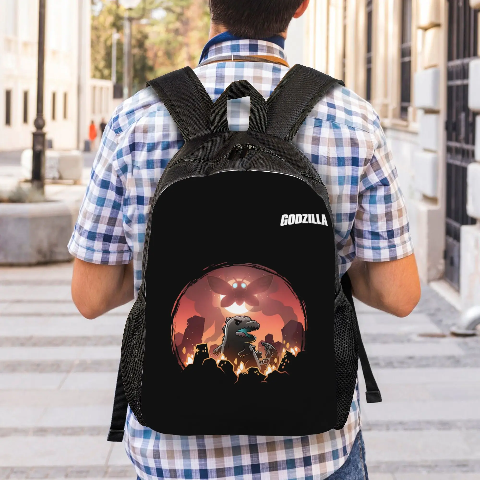 1Piece GODZILLA Daypack HeatRay Backpack New Semester Begins view 5