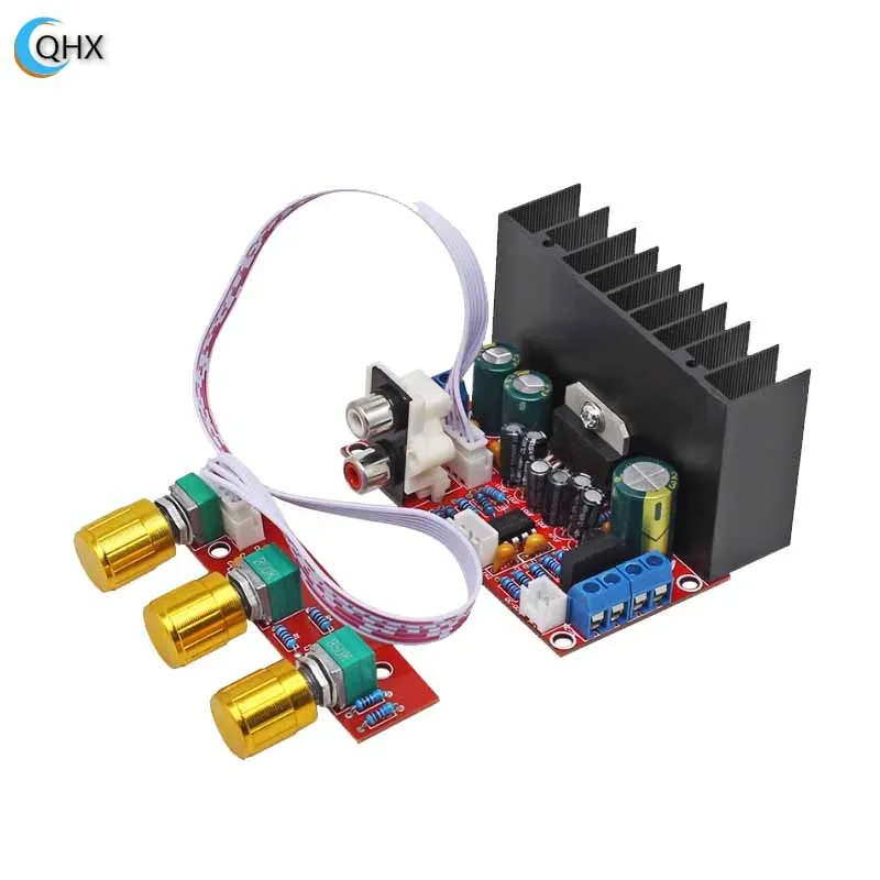 

2.1 channel subwoofer speaker amplifier board TDA7377 single power DIY computer audio modification module