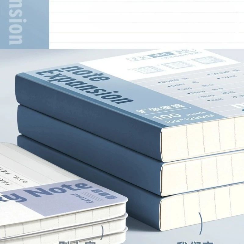 Super Thick Expansion Sticker Foldable Expansion Tearable Student Study Postgraduate Entrance Exam Notes Notebooks