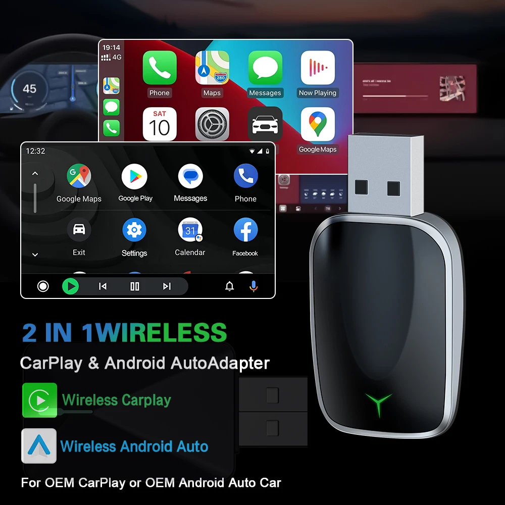 BYLITU Mini U2: محول CarPlay/Android التلقائي اللاسلكي العالمي المدمج والأنيق | التوصيل والتشغيل، متوافق مع أنظمة OEM بنسبة 98% #3