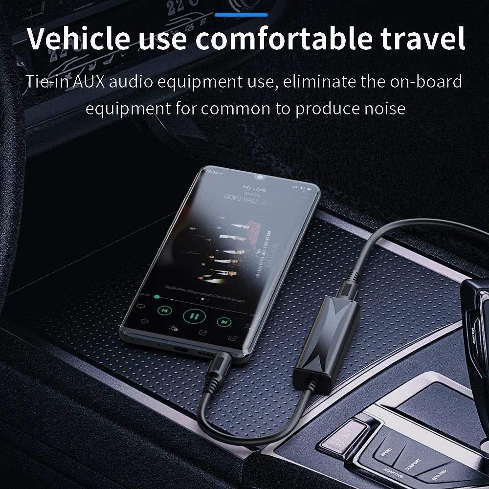 مكافحة التدخل 3.5 مللي متر AUX الصوت مرشح الضوضاء حلقة أرضية عازل الضوضاء القضاء على مكبر الصوت الهاتف نظام الصوت ستيريو السيارة #4