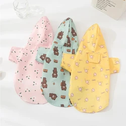 Small Dog Raincoat Summer Short Sleeve Dog Waterproof Clothes Puppy Coat Dog Raincoat Outdoor Coat Bichon Schnauzer Welsh