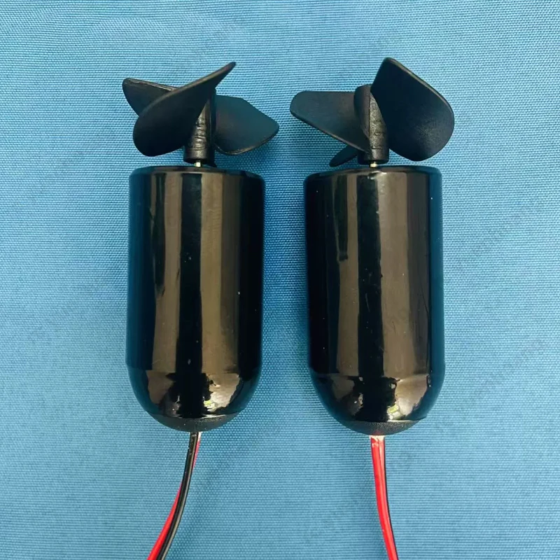 1Pair RC Bait/Tug Boat Modified 3-12V Underwater Motor w Fixed Bracket Waterproof ROV Thruster High Speed fr DIY Submarine Robot