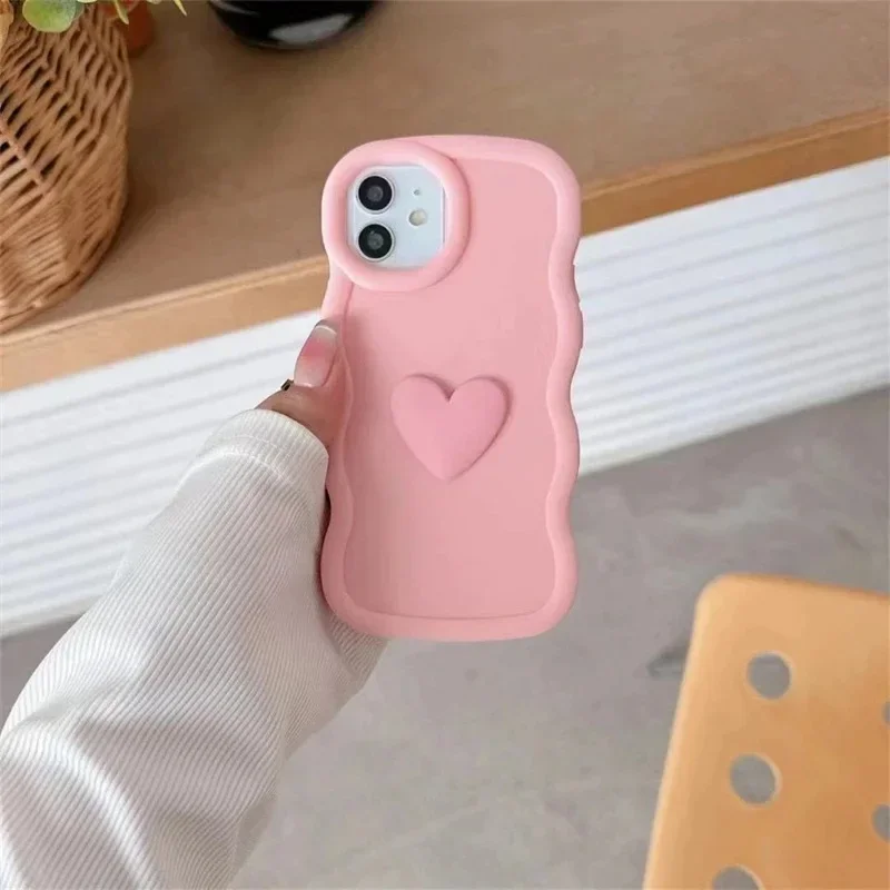 Soft Silicone Heart Phone Case For Xiaomi Redmi 13 12 10 8 9 Prime A1 A2 Plus A3 S2 11A 10A 9i 9T 9AT 9A 9C 10C 12C 13C 4G Cover