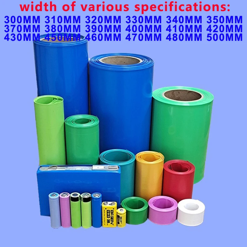 

1KG 21700 lithium battery pack outer packaging film 18650 32650 battery pack shrink film PVC heat shrink tube