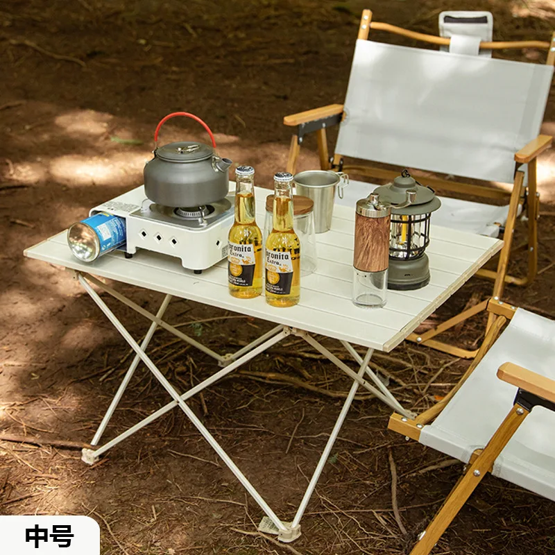 Ultra Light Aluminum Alloy Folding Table, Outdoor Portable Leisure Fishing, Camping, Self Driving Beach Tea Table,A1186