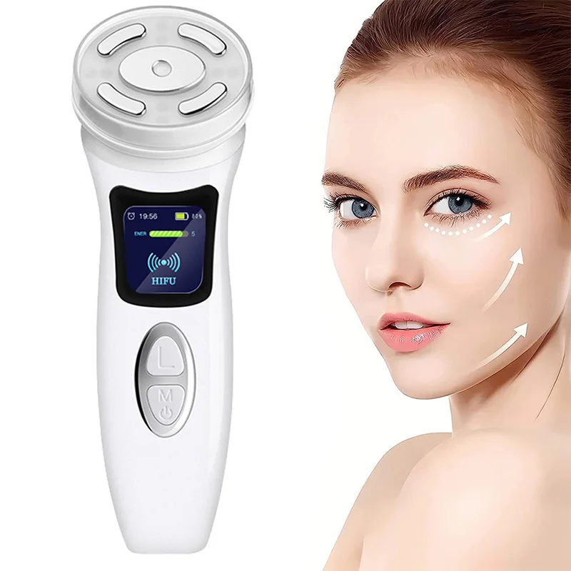 Wireless MINI HIFU 4th Generation Machine Ultrasound Massager for Face Skin Firm Tightening Skincare Beauty Device Rechargeable