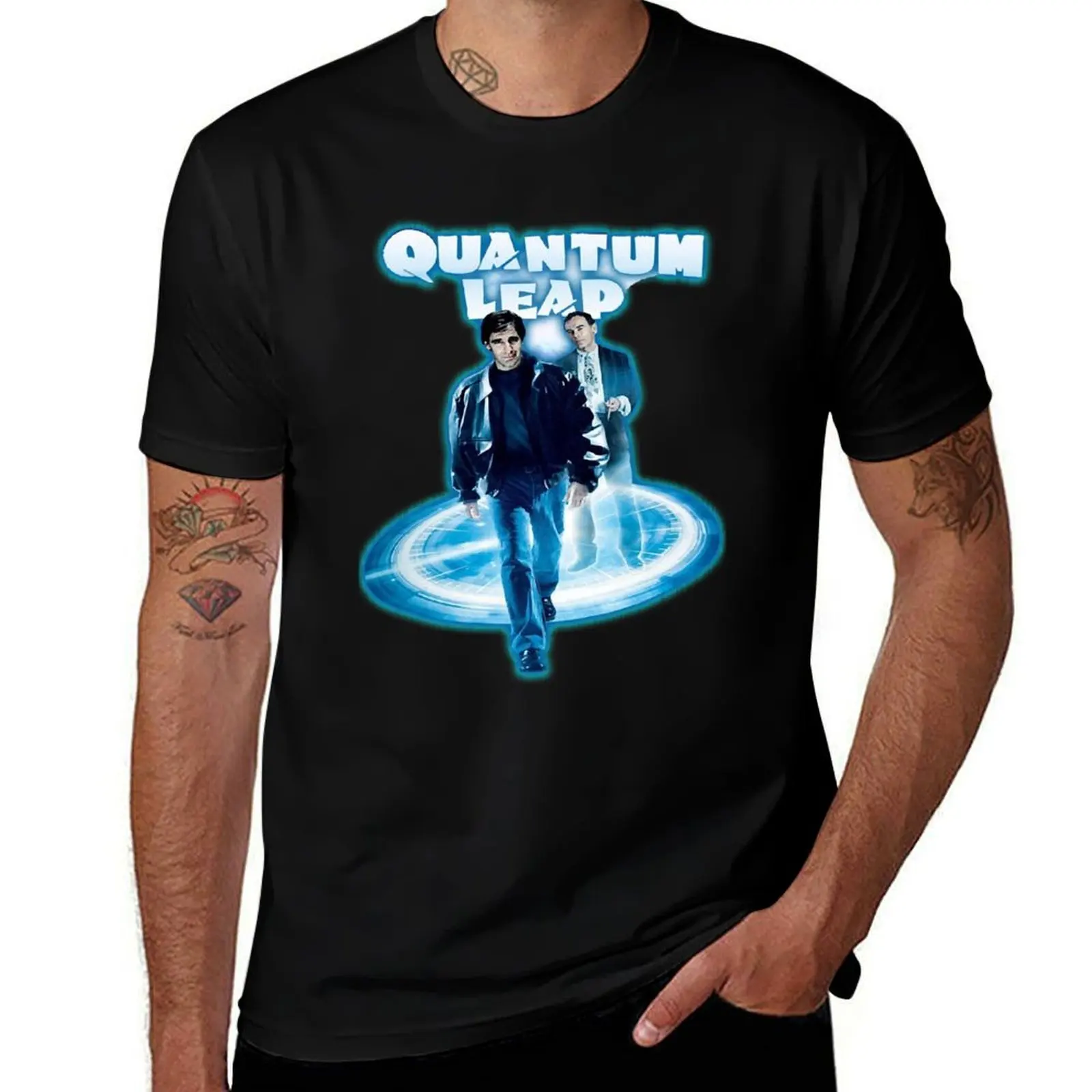 

Quantum Leap Time! T-Shirt t shirts designer t shirt men 100% cotton luxury brand t shirts for man cotton soft T-Shirt