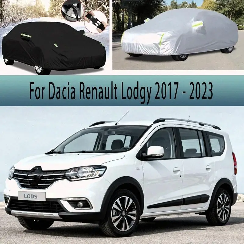 للحماية الخارجية كاملة ضد الماء والغبار لهاتف Dacia Renault Lodgy 2017 2023 أغطية السيارات
