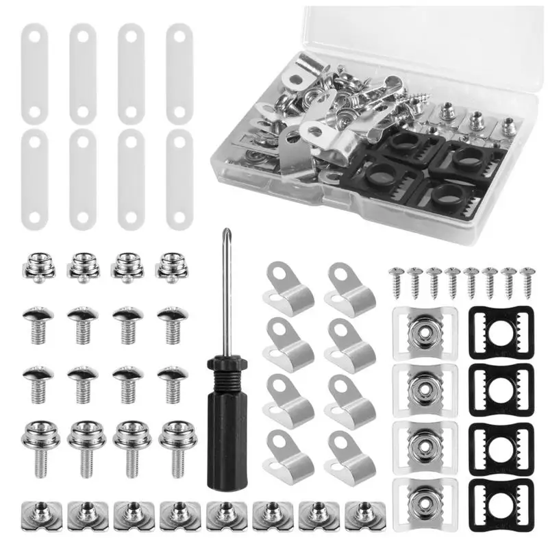 Screws Washers Nuts Hockey Helmet Repair Kit 657 Pcs for Baseball Softball Multipurpose Hockey Hard Hat Hardware Kit