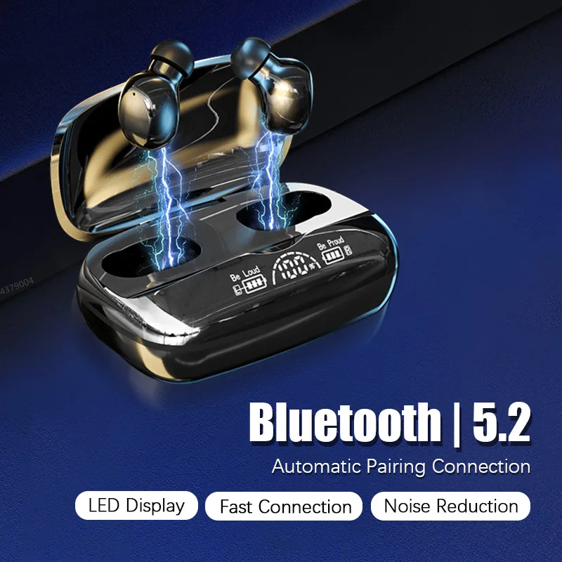 Roreta 2023 nuovi auricolari Bluetooth 5.2 cuffie Wireless Sport cuffie impermeabili riduzione del rumore Stereo HiFi con microfono auricolare