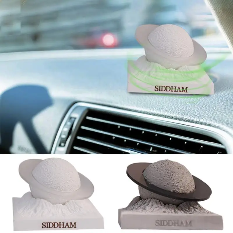 Car Aromatherapy Moon Shape EssentialOil Diffuser Long-Lasting Car Air Freshener Diffuser Non-Electric Car Display Diffuser