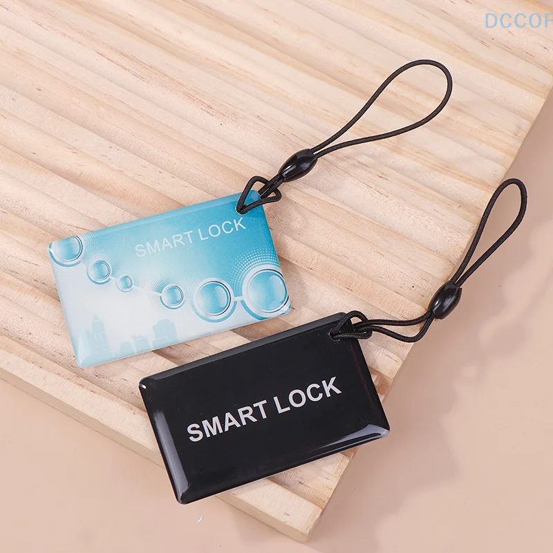 10Pcs 5*3CM IC Card Tuya TTlock BLE Electronic Smart Door Lock Card Digital Fingerprint Locks Unlock RFID Card 13.56Mhz