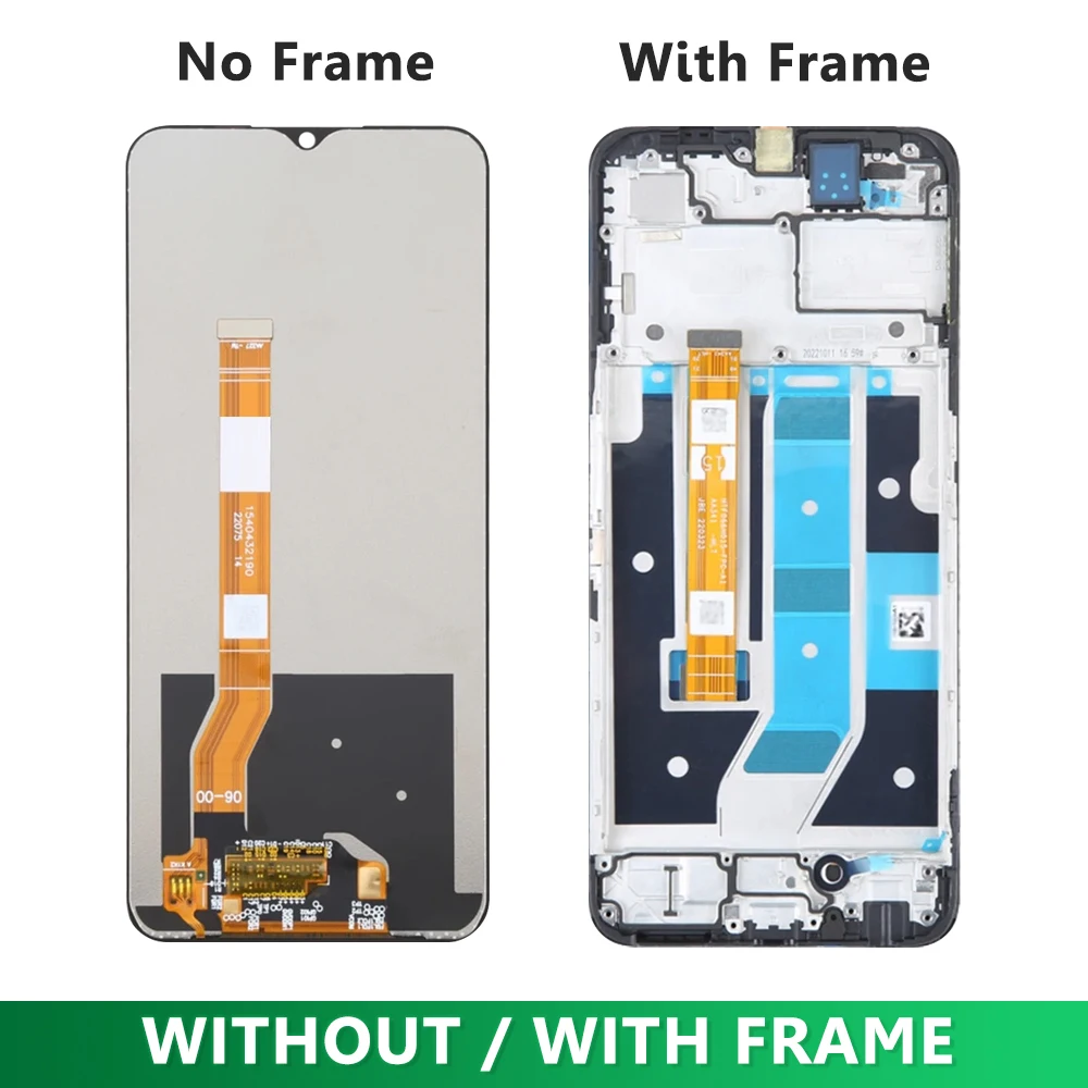 6.56\'\' For Oppo A78 5G Display, For A78 5G CPH2483 CPH2495 LCD Touch Screen Digitizer Assembly Replacement with Frame