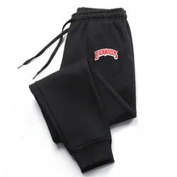 BACKWOODS Print Fleece Sweatpants Warm Jogging Pants PacksMale Outdoor Trousers Trouse Spring  Autumn