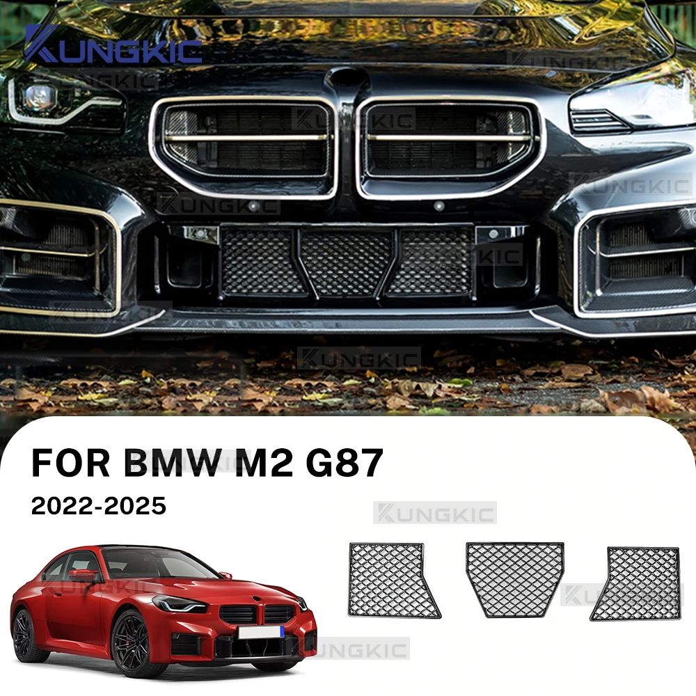 

For BMW M2 G87 2022 2023 2024 2025 Lower Bumper Anti Insect Net Anti Dust Proof Inner Vent Grille Cover Insect-proof Front Cover