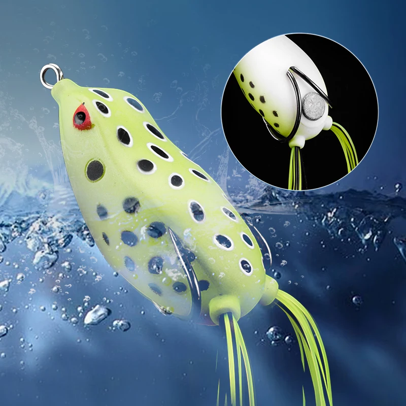 WEIHE Froschköder 6,8cm 17,5g Schwimmender Köder Angelzubehör – Detail 3