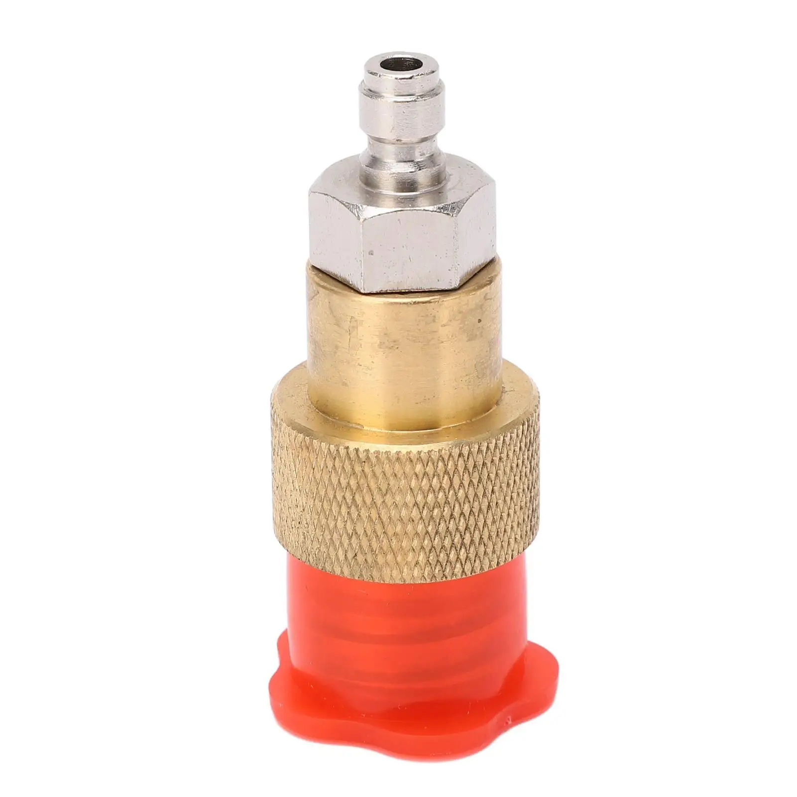 Brass CO2 Soda Refill Adapter - TR21-4 Male Thread Connector for Carbonation Machine for replacement