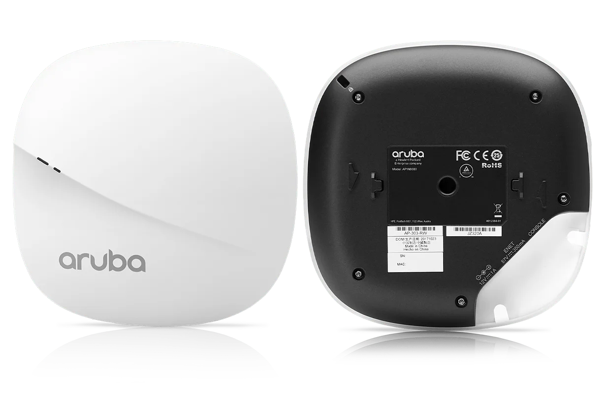 Aruba Networks AP-303 IAP-303(RW) APIN0303 Instant Wireless Network Access Point Instant 2X/3X 2.4/5GHz Enterprise WiFi 5 AP