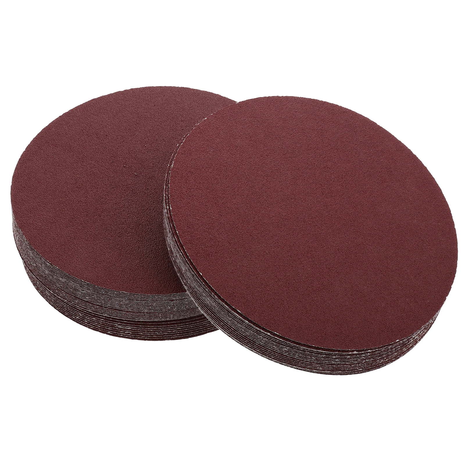

50 pcs Red Sanding Discs 6 Inch Hook Loop Grit Grinding Sheets for Sanders Wood Metal Polishing Tool Round Pads