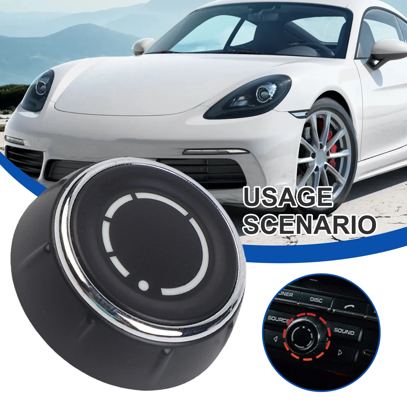 Vehicle Interior Upgrade Interior Accessory ABS PC Material Intuitive Design Robust Construction For Porsche for 911